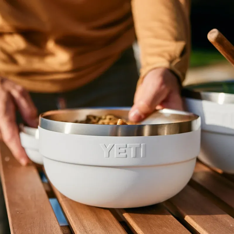 Yeti Rambler Medium Insulated Bowl in Tahini-8