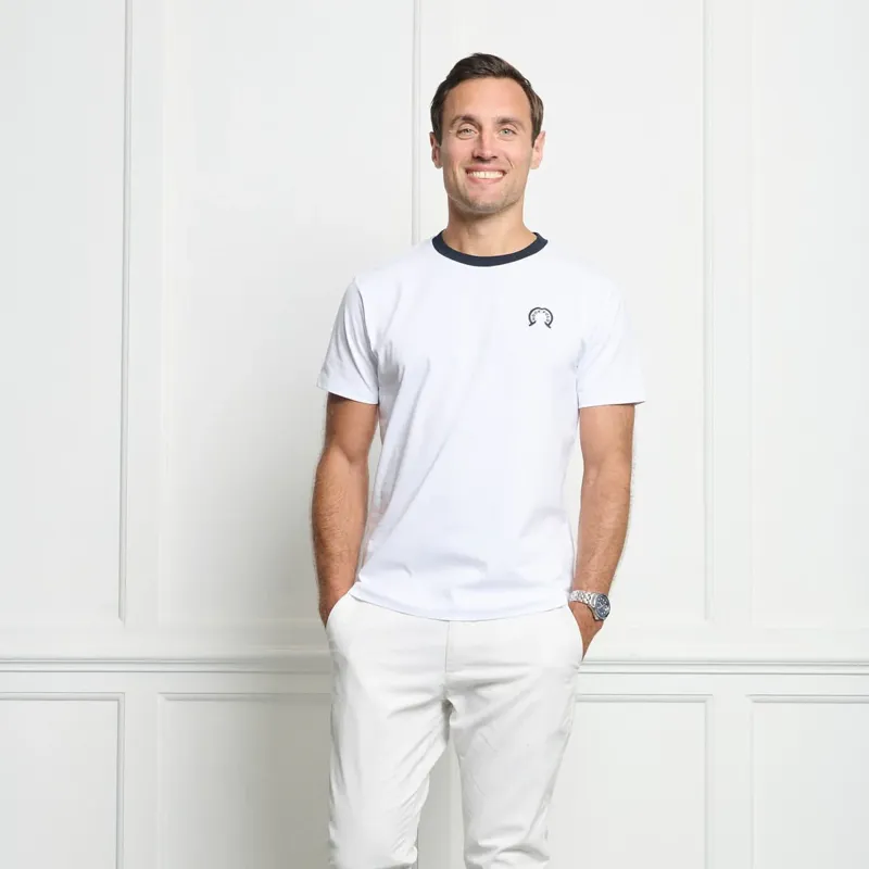 Hook Polo Classic Fit Heritage T-Shirt White