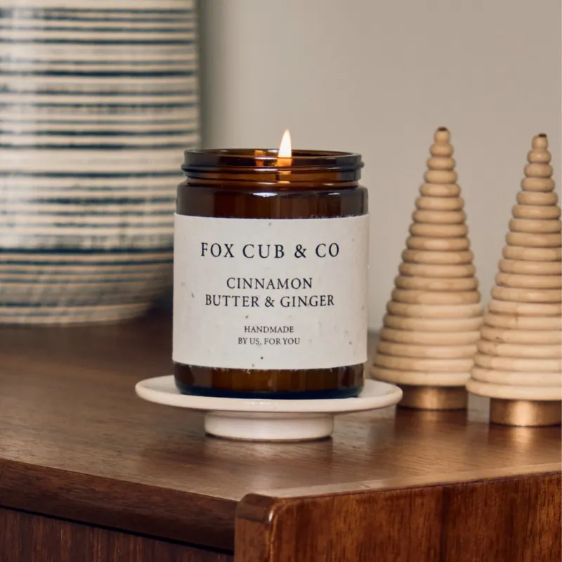 Fox Cub and Co Cinnamon Butter and  Ginger Candle