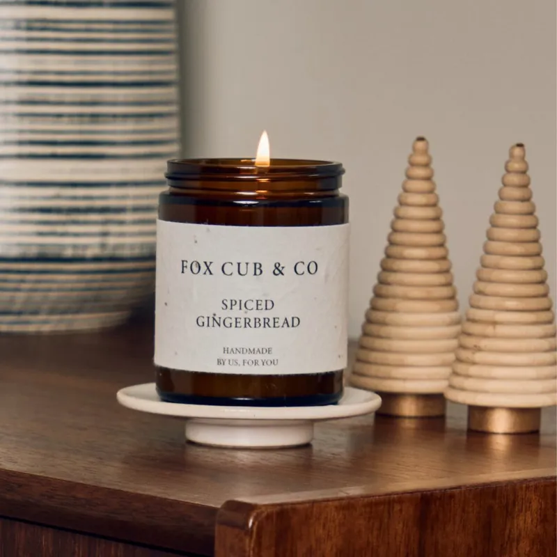 Fox Cub and Co Spiced Gingerbread Candle