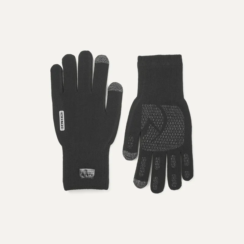 Sealskinz Anmer Waterproof all weather Ultra Grip Knitted Glove Black