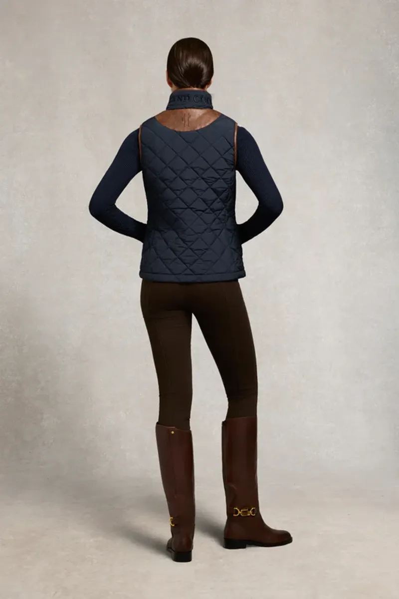 Holland Cooper Lightweight Country Gilet Ink Navy-1