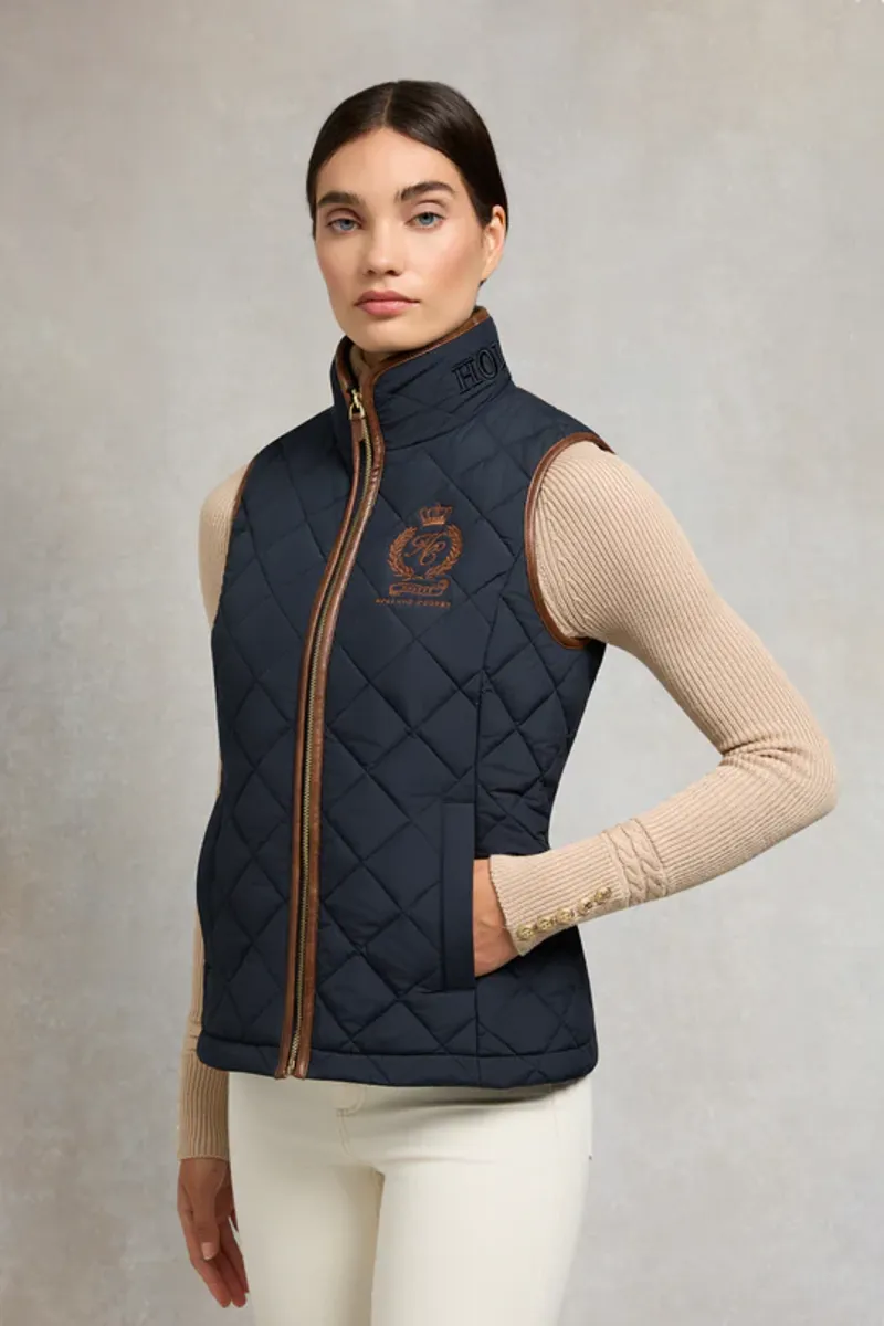 Holland Cooper Lightweight Country Gilet Ink Navy-2