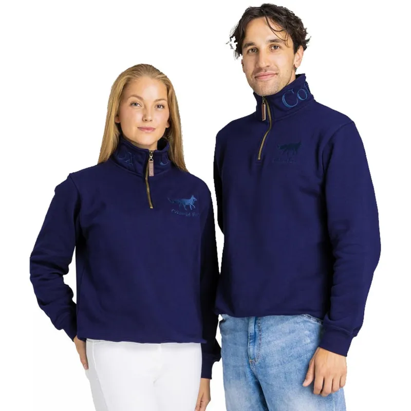 Cotswold Fox Tetbury Quarter Zip Navy