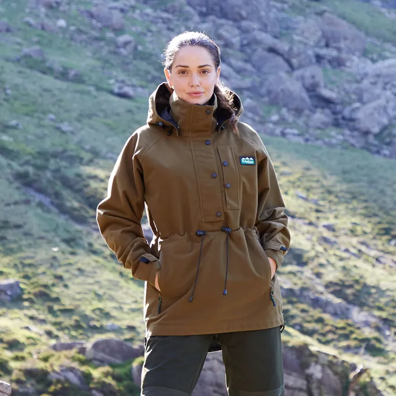Ridgeline Ladies Monsoon Classic Smock in Teak-5