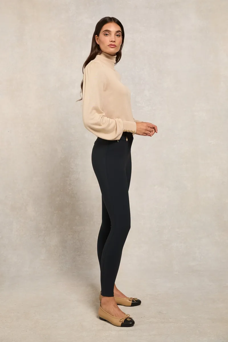 Holland Cooper Contour Trousers in Ink Navy-3
