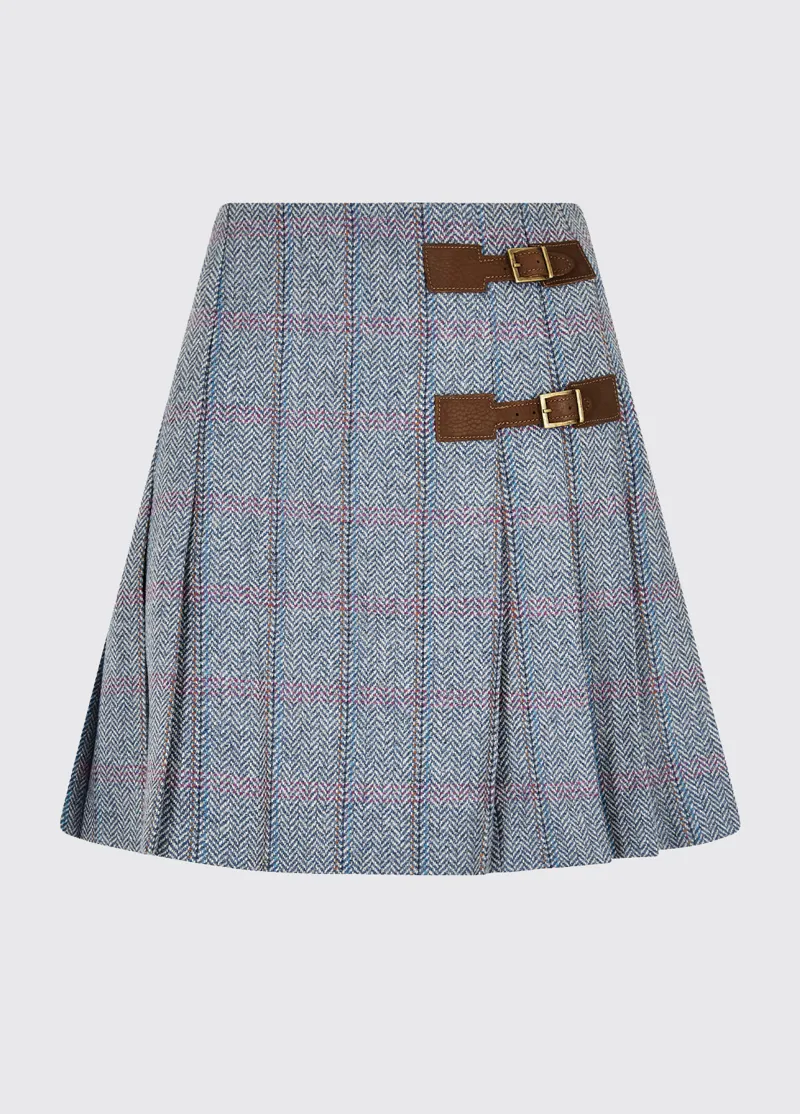 Dubarry Blossom Denim Haze Tweed Skirt-1