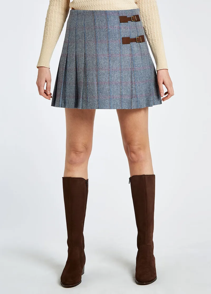 Dubarry Blossom Denim Haze Tweed Skirt-3