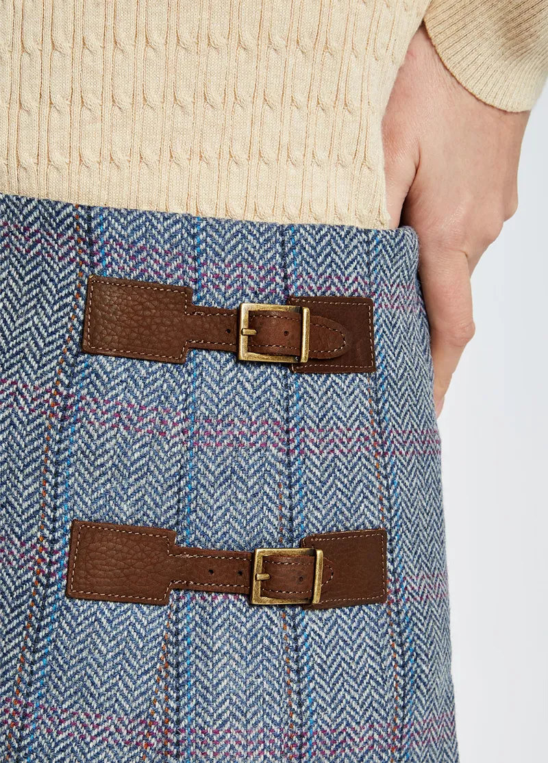 Dubarry Blossom Denim Haze Tweed Skirt-4