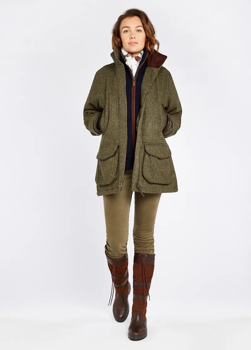 Dubarry Ballynahinch Tweed Jacket Heath-3