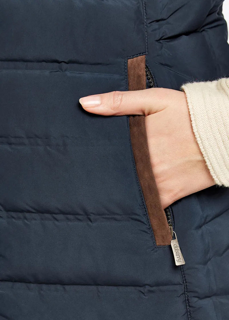 Dubarry Ballybrophy Quilted Jacket Navy-5