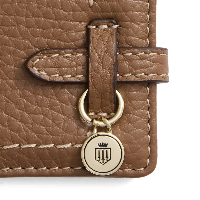 Fairfax and Favor Photo Holder Key Ring Leather in Tan-1