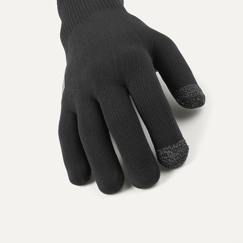 Sealskinz Anmer Waterproof all weather Ultra Grip Knitted Glove Black-2