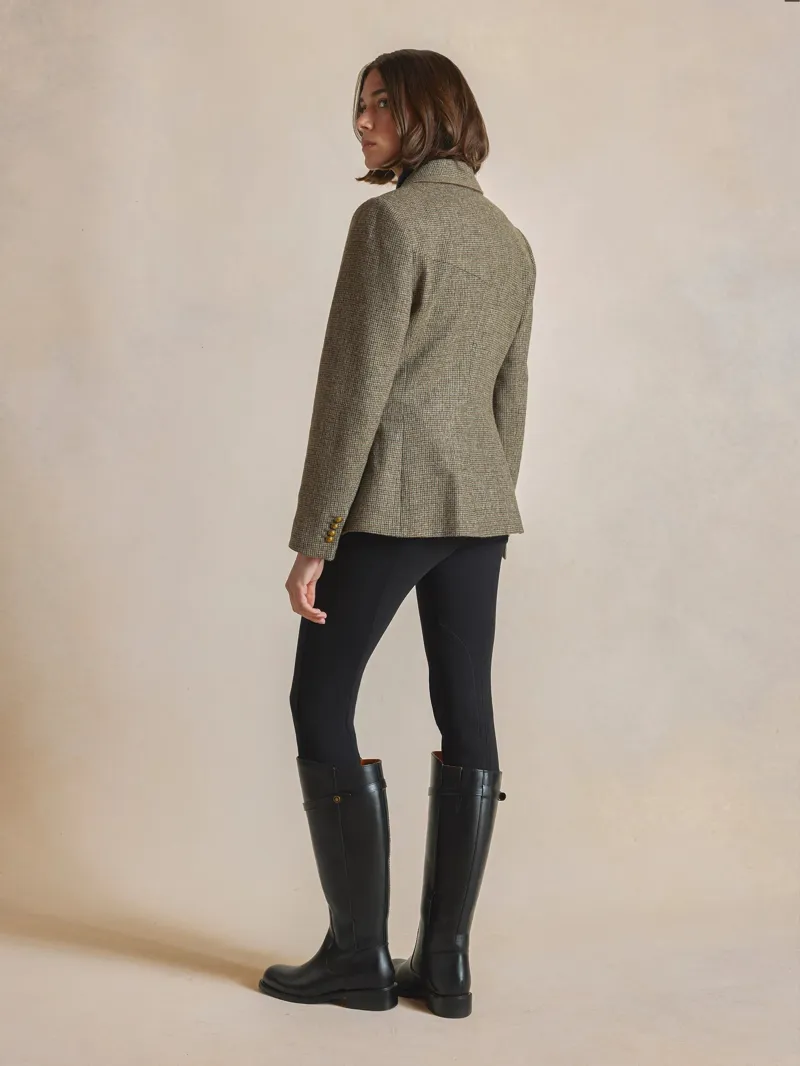 Fairfax and Favor Sybil Trimmed Blazer in Forest-4