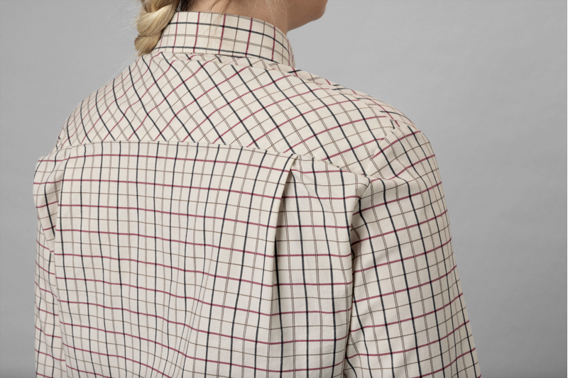 Seeland Kerry Shooting Shirt Cabernet/Blue Check-4