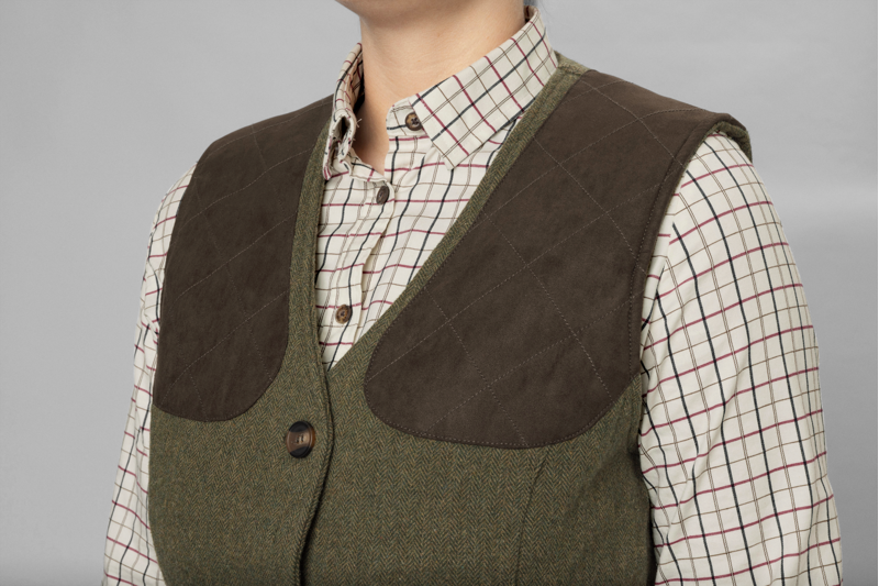 Seeland Hillside Harriet Waistcoat Moss Green-4