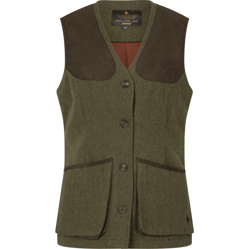 Seeland Hillside Harriet Waistcoat Moss Green