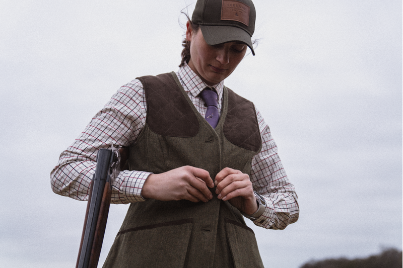 Seeland Hillside Harriet Waistcoat Moss Green-7