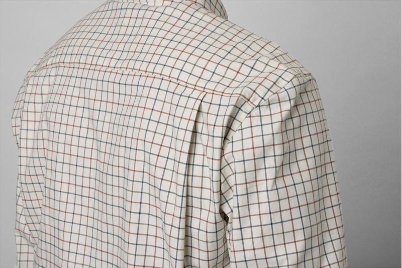Seeland Oxford Shooting Shirt Grape Leaf/Terracotta Check-5