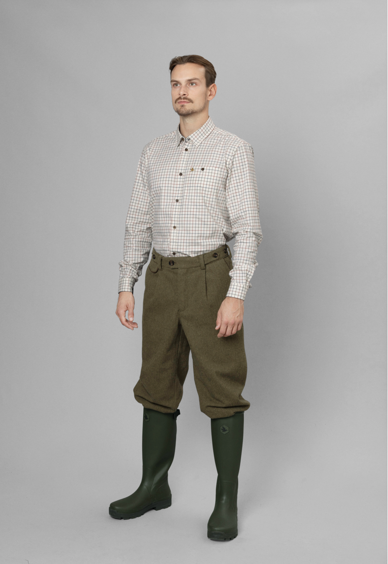 Seeland Oxford Shooting Shirt Grape Leaf/Terracotta Check-6