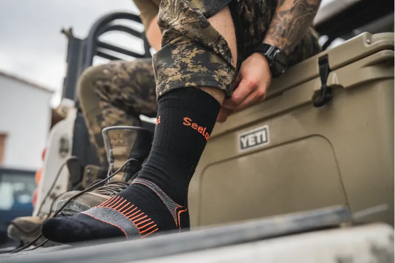 Seeland Field Coolmax Sock 2pk Pine Black/Dark Grey-2