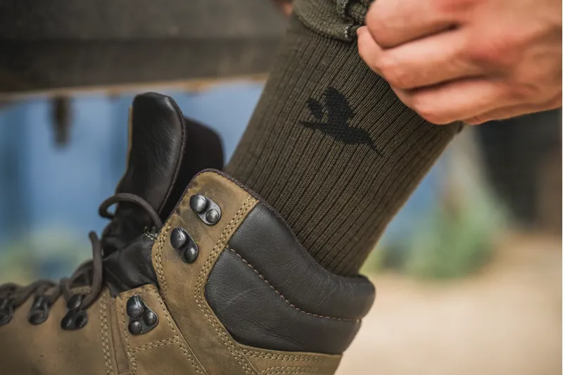 Seeland Field Merino Sock 2pk Pine Green/Military Olive-3