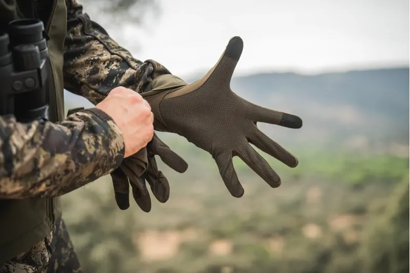 Seeland Grip Shooting Gloves in Pine Green-2