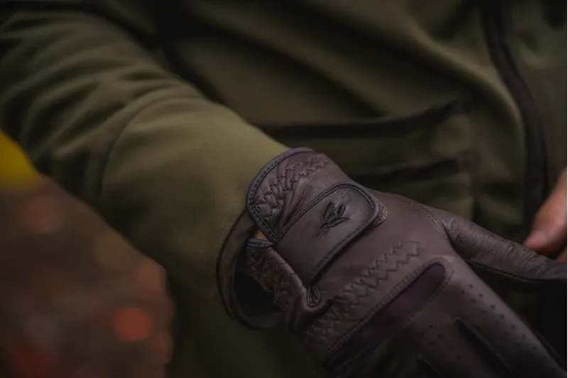 Seeland Mens Aim Shooting Gloves Chocolate Torte-6