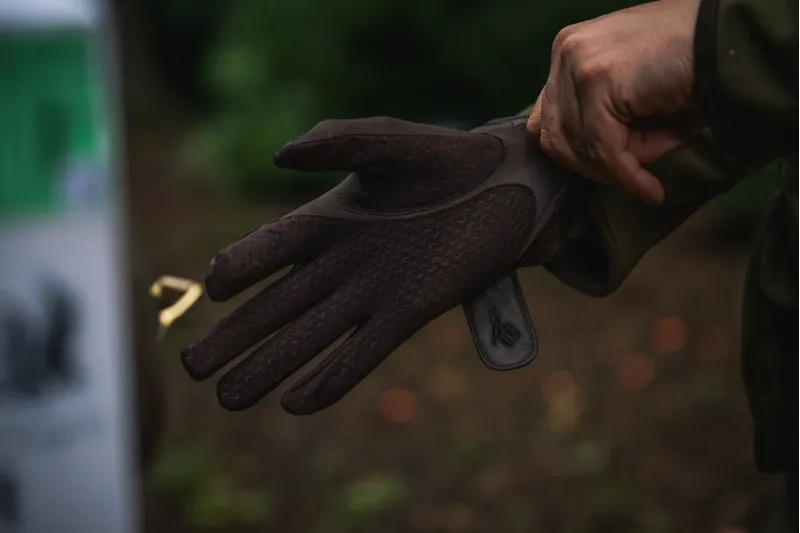 Seeland Mens Aim Shooting Gloves Chocolate Torte-4