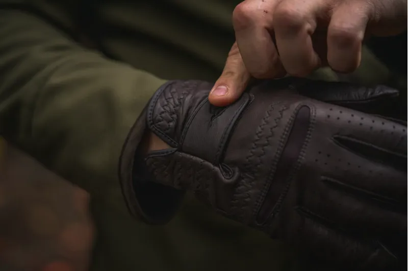 Seeland Mens Aim Shooting Gloves Chocolate Torte-3