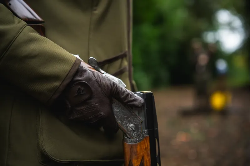 Seeland Mens Aim Shooting Gloves Chocolate Torte-7