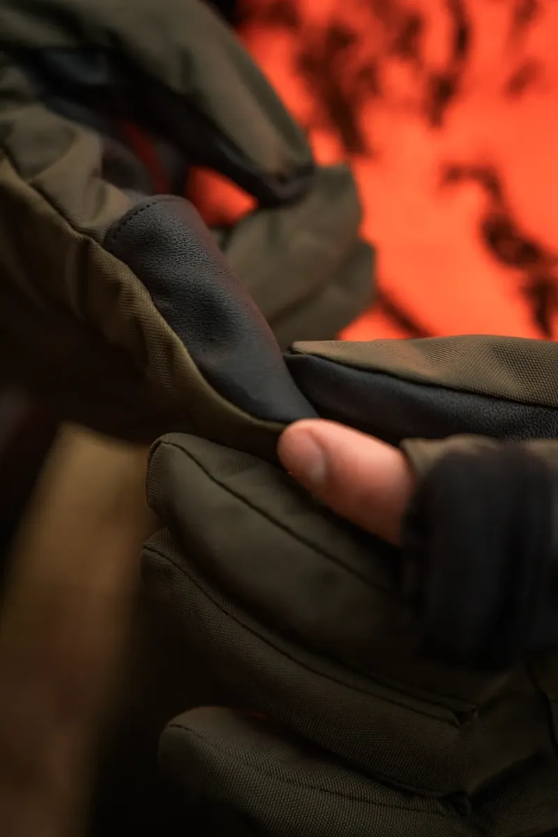 Seeland Trigger Fold-Back Gloves in Pine Green-4