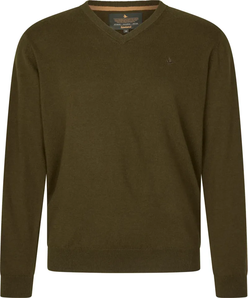 Seeland V-Neck Pullover Light Pine