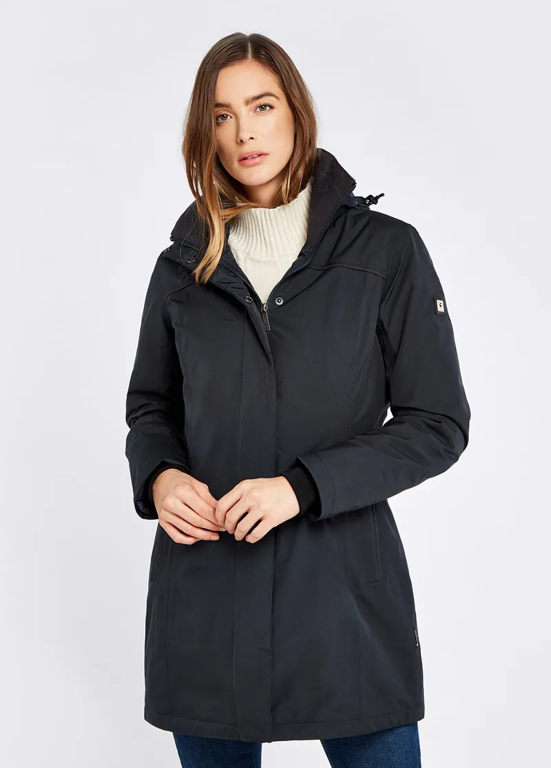 Dubarry Beaufort Travel Coat Navy-2