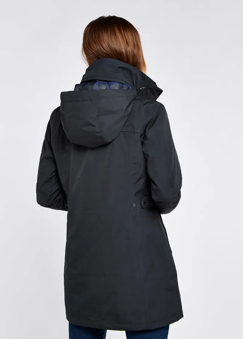 Dubarry Beaufort Travel Coat Navy-4