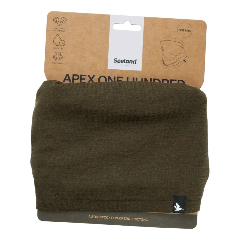 Seeland Apex One Hundred Neck Gaiter in Pine Green-1