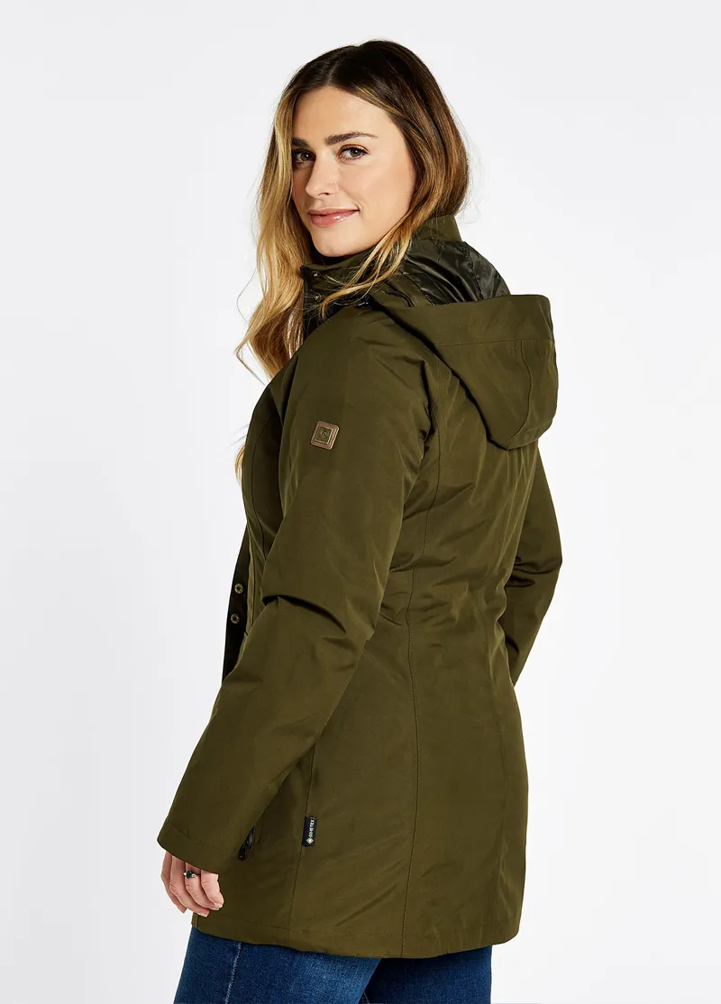 Dubarry Robinson Waterproof Jacket Olive-2