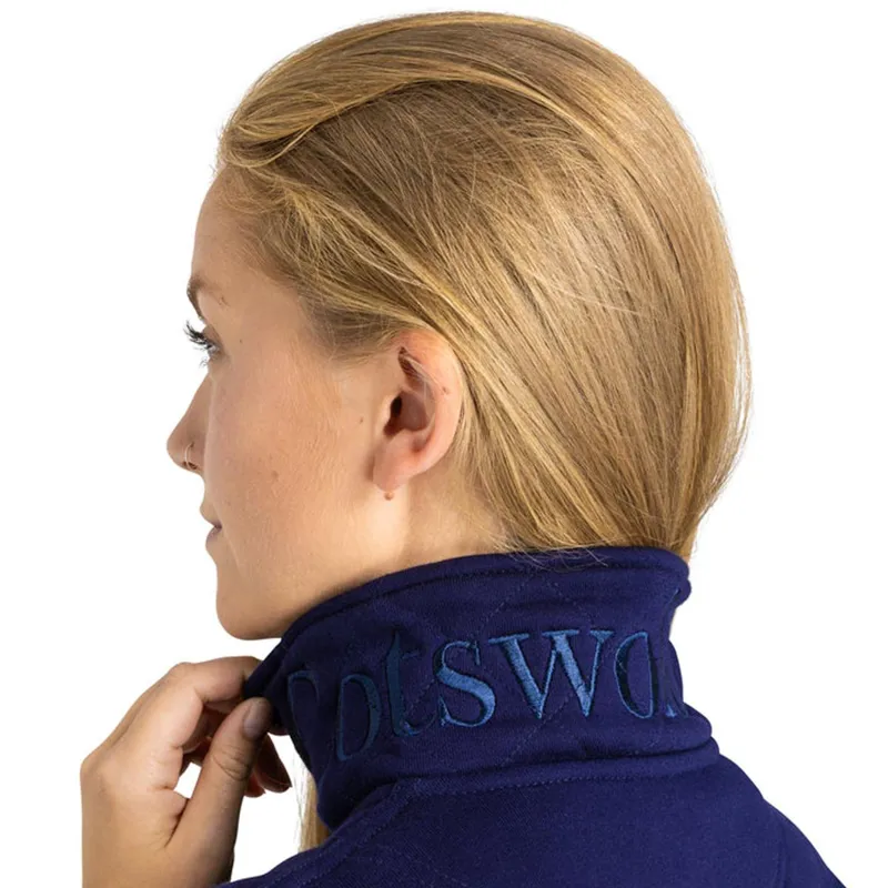 Cotswold Fox Tetbury Quarter Zip Navy-1