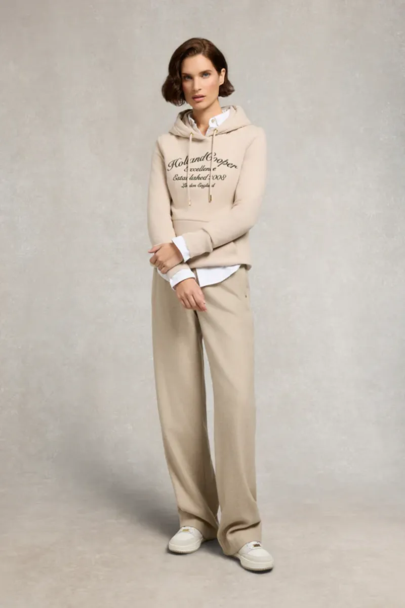 Holland Cooper Ivy League Hoodie Stone-1