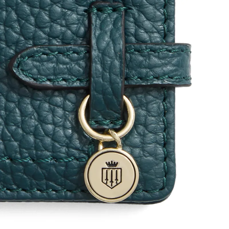Fairfax and Favor Photo Holder Key Ring Leather in Teal-2