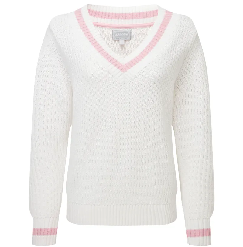 Schoffel Hambledon Jumper Soft White/Blush