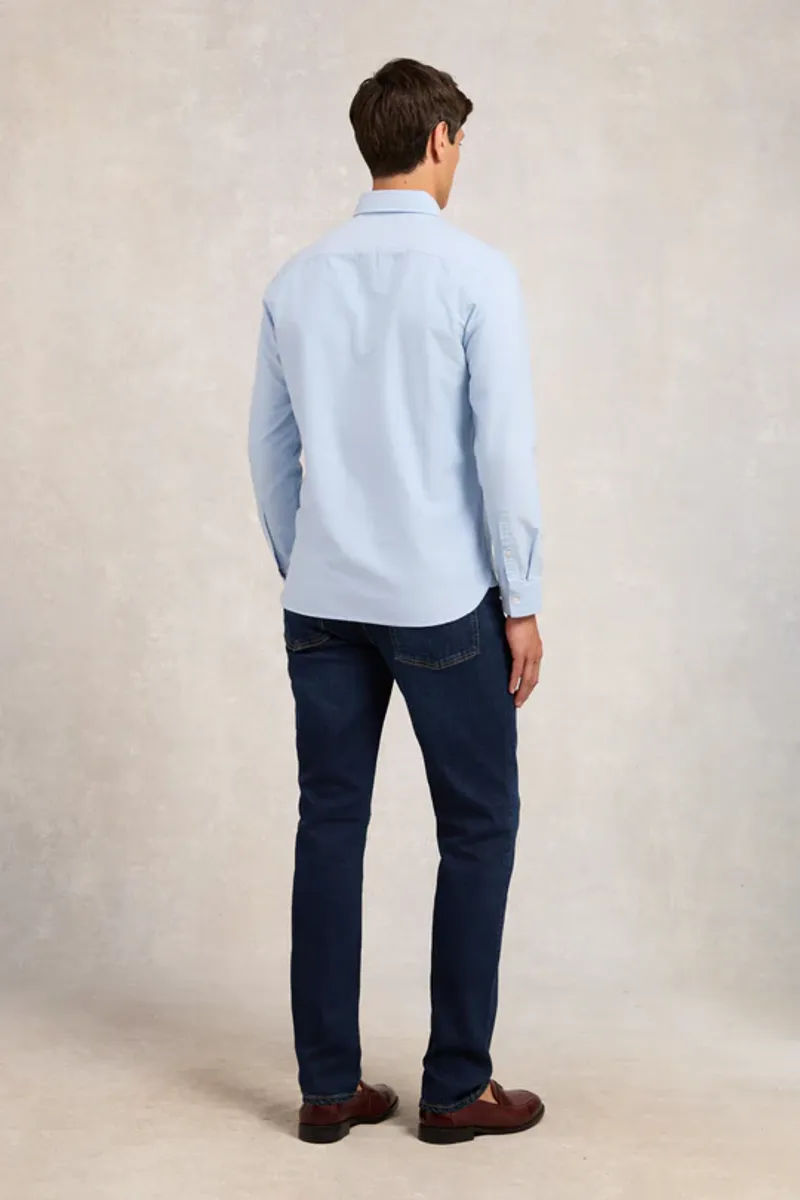 Holland Cooper Men's Classic Oxford Shirt Sky Blue-1