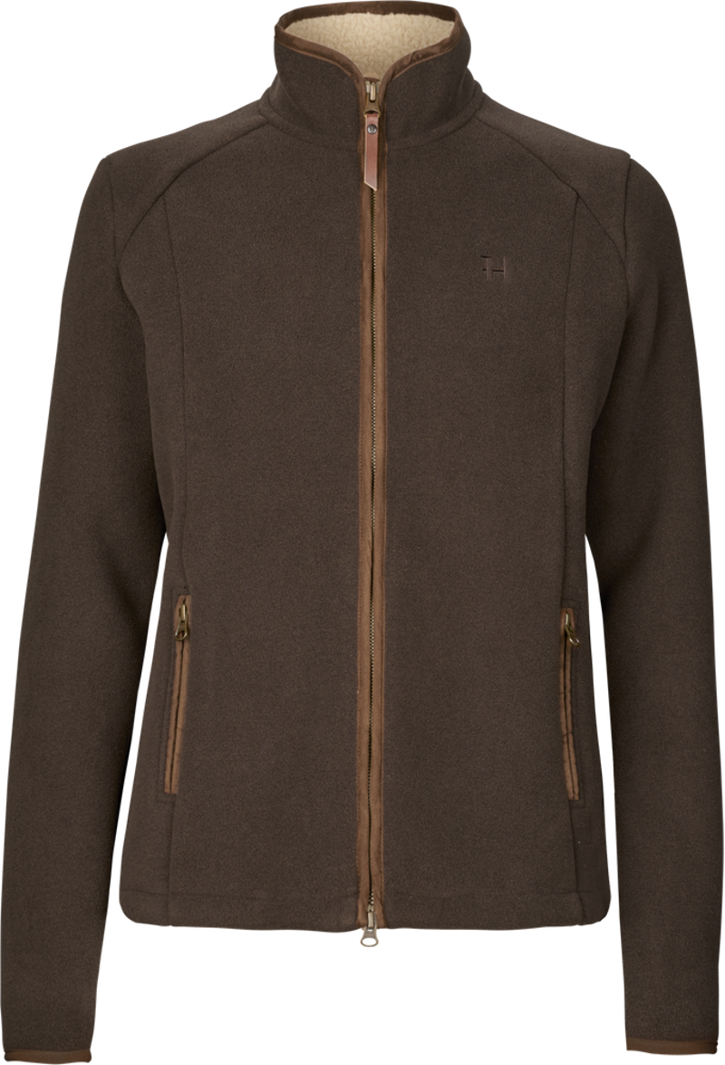 Harkila Sandhem Sherpa Fleece Ladies Jacket Demitasse Brown