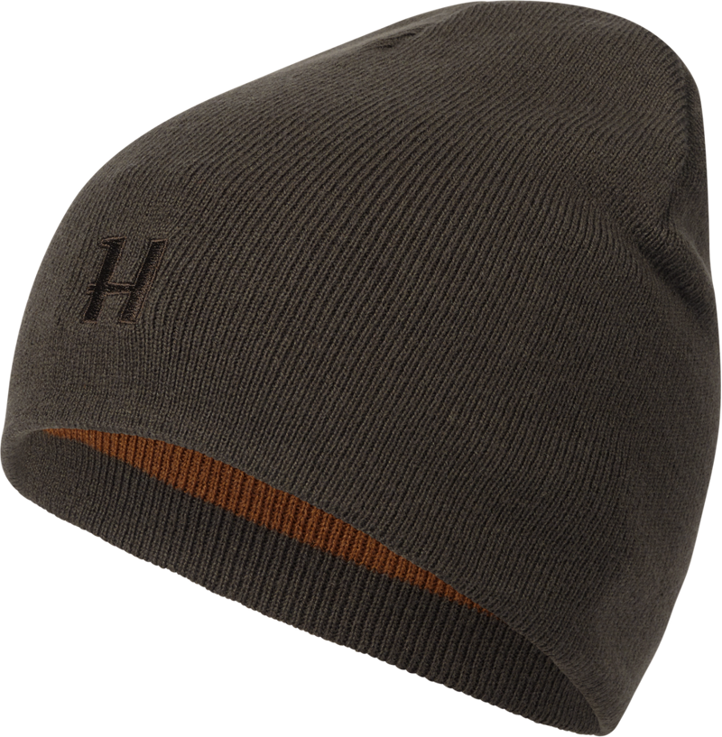 Härkila Reversible Beanie Shadow Brown/Rustique Clay