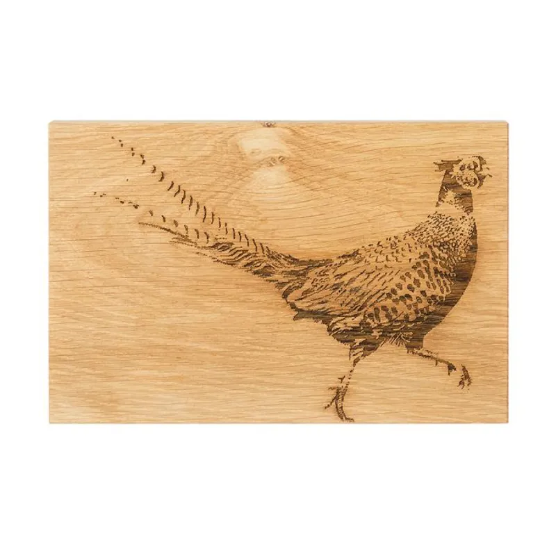 Scottish Made Pheasant Oak Serving Board-3