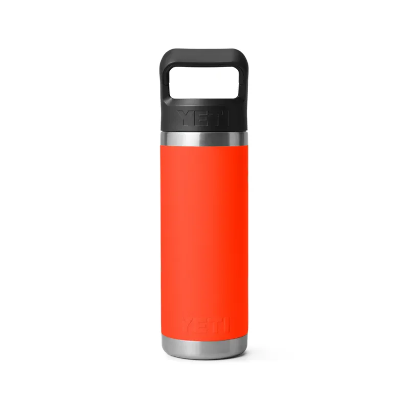 Yeti Rambler 18oz Colour Straw Bottle Solar Flare-2