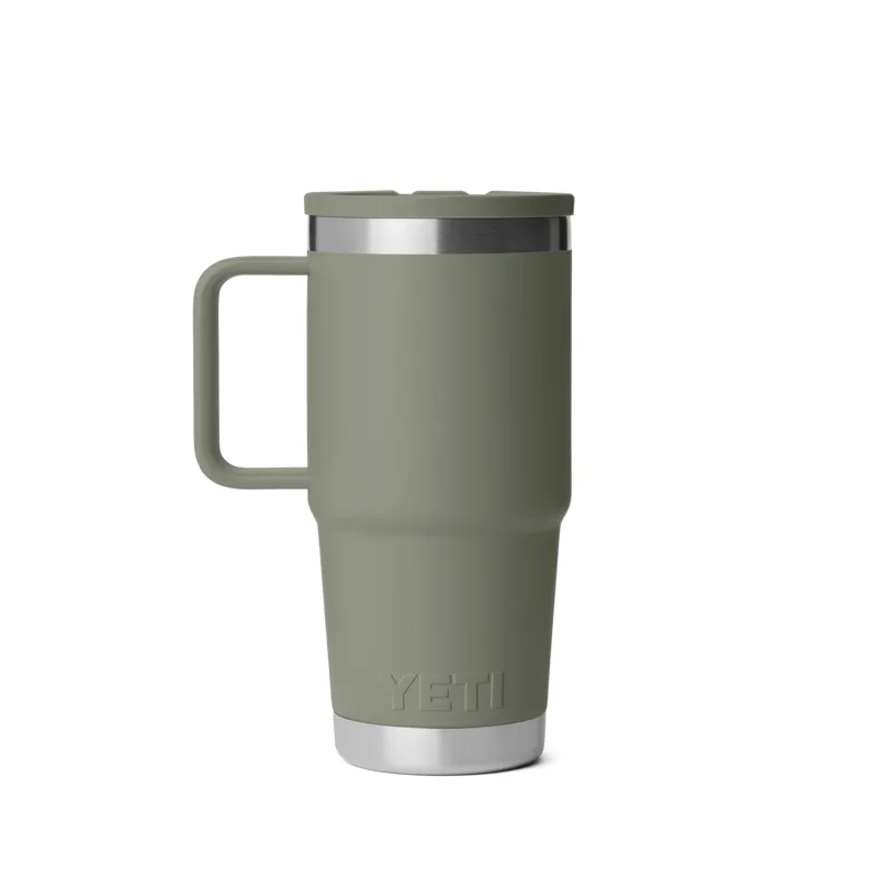 Yeti Rambler 2.0 20oz Travel Mug in Pampa Green-2