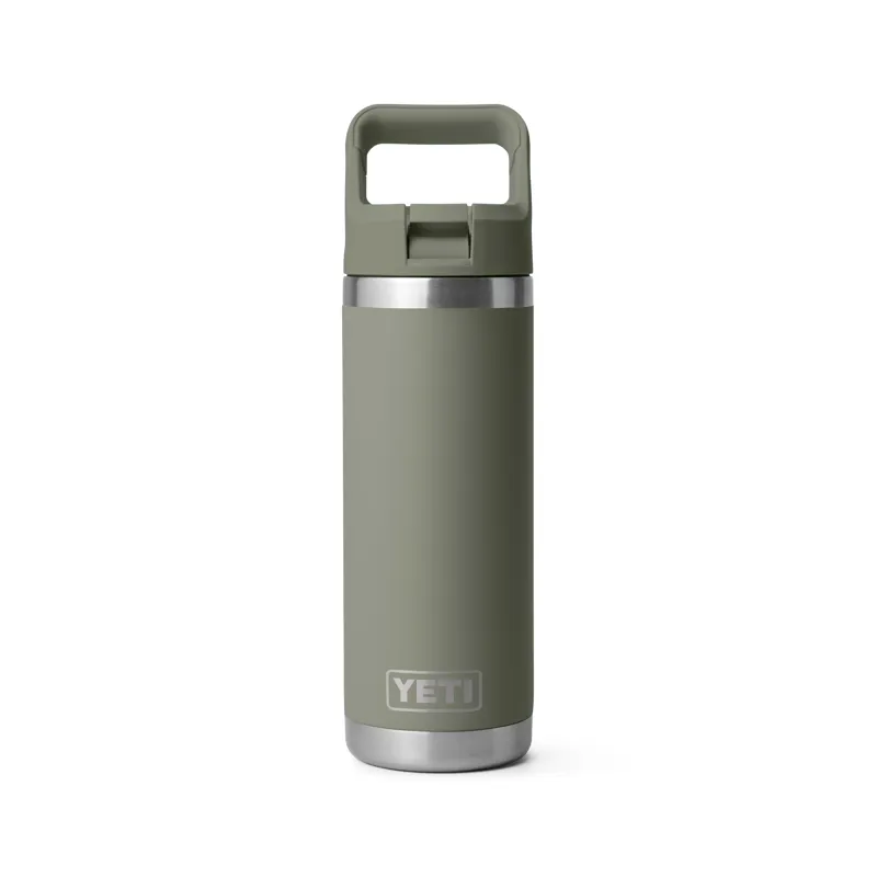 Yeti Rambler 18oz Straw Bottle 18oz in Pampa Green
