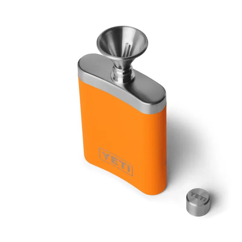 Yeti Rambler Upland Bird Flask in King Crab Olive-2