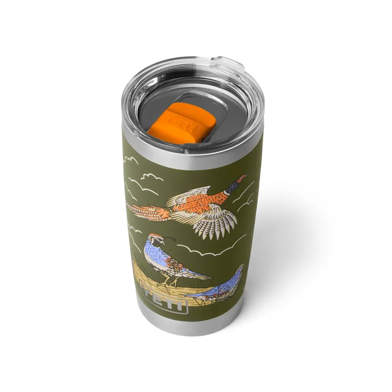 Yeti Rambler 20oz Tumbler in Upland Bird Olive-2